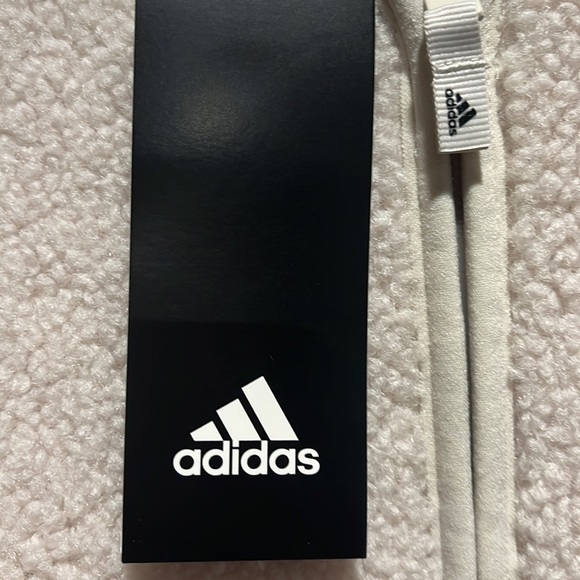 NWT ADIDAS WMNS FULL ZIP CROPPED FLEECE SIZE M - Picture 9 of 13
